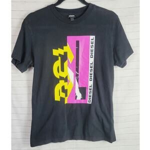 Diesel Print T-DIEGO-YA T-shirt, sz Medium